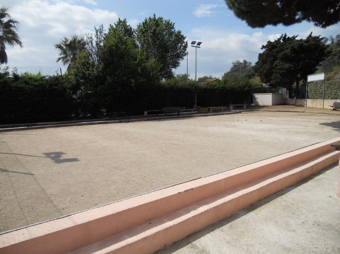 terrain de pétanque